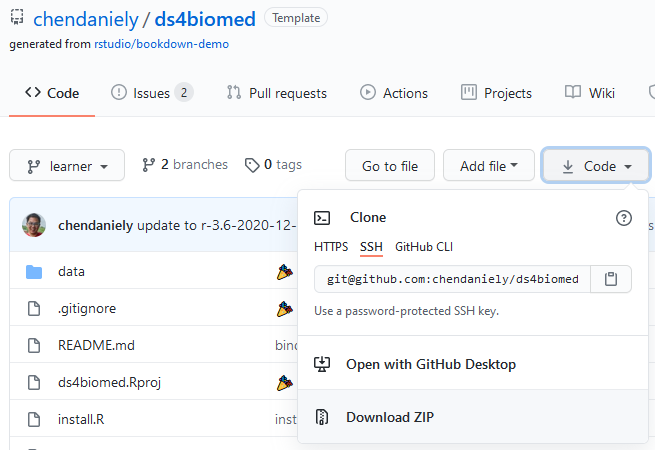 download zip file from Github